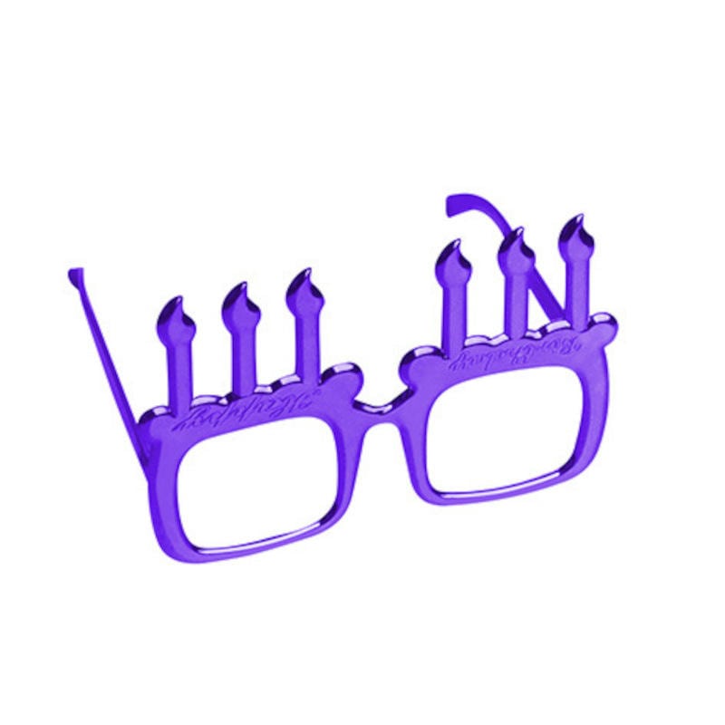 Birthday Candle Frame Glasses 4