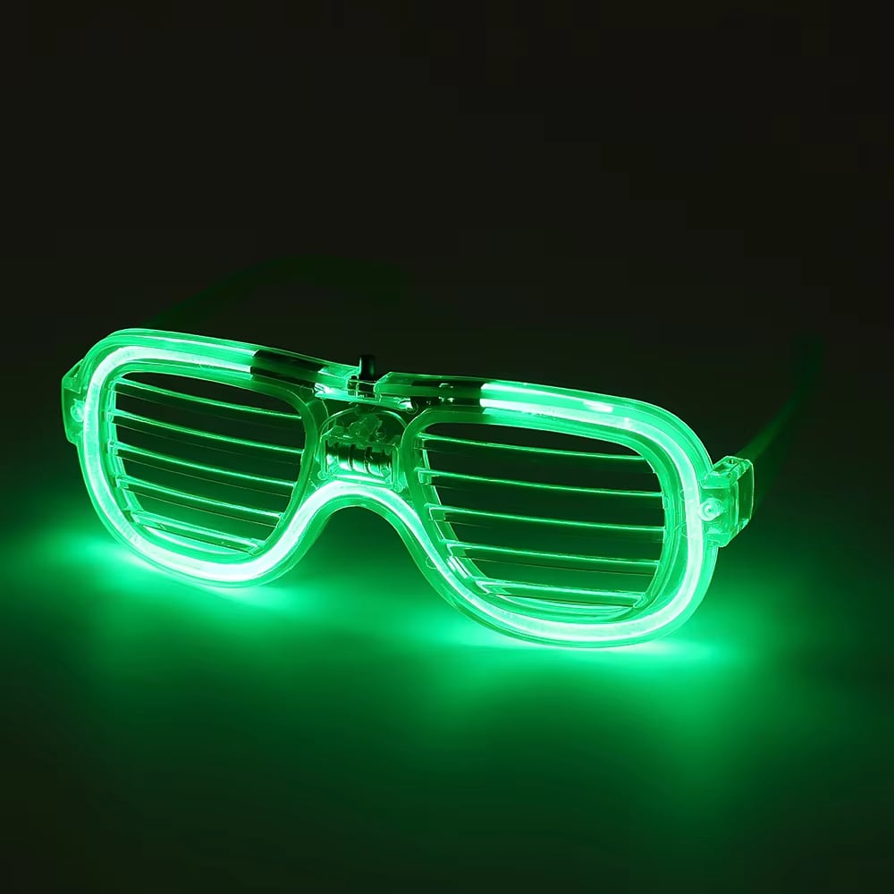 Gafas LED estilo persiana 4