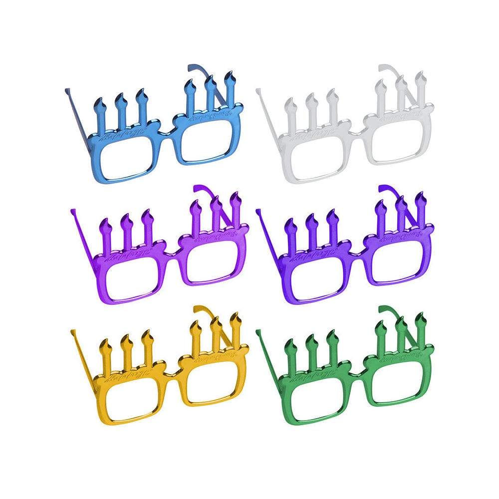 Birthday Candle Frame Glasses