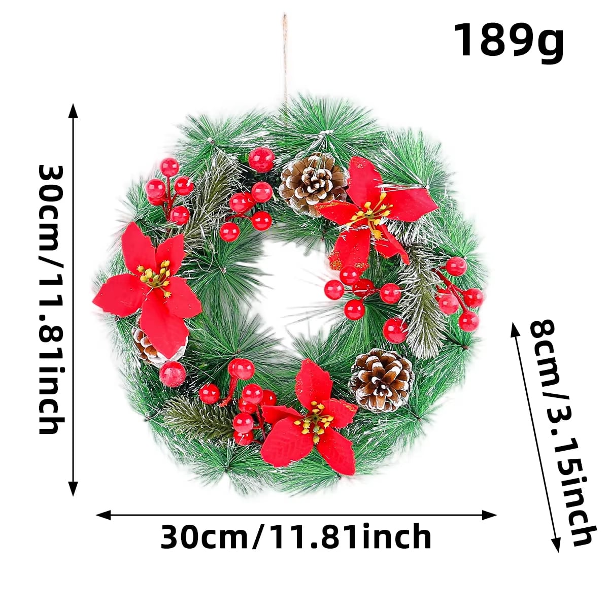 Pine-Style Christmas Wreath Collection · image reference 2
