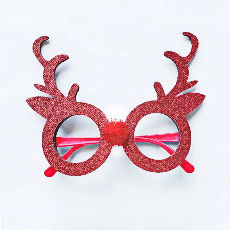 Santa, Reindeer & Snowman Glasses · image reference 13