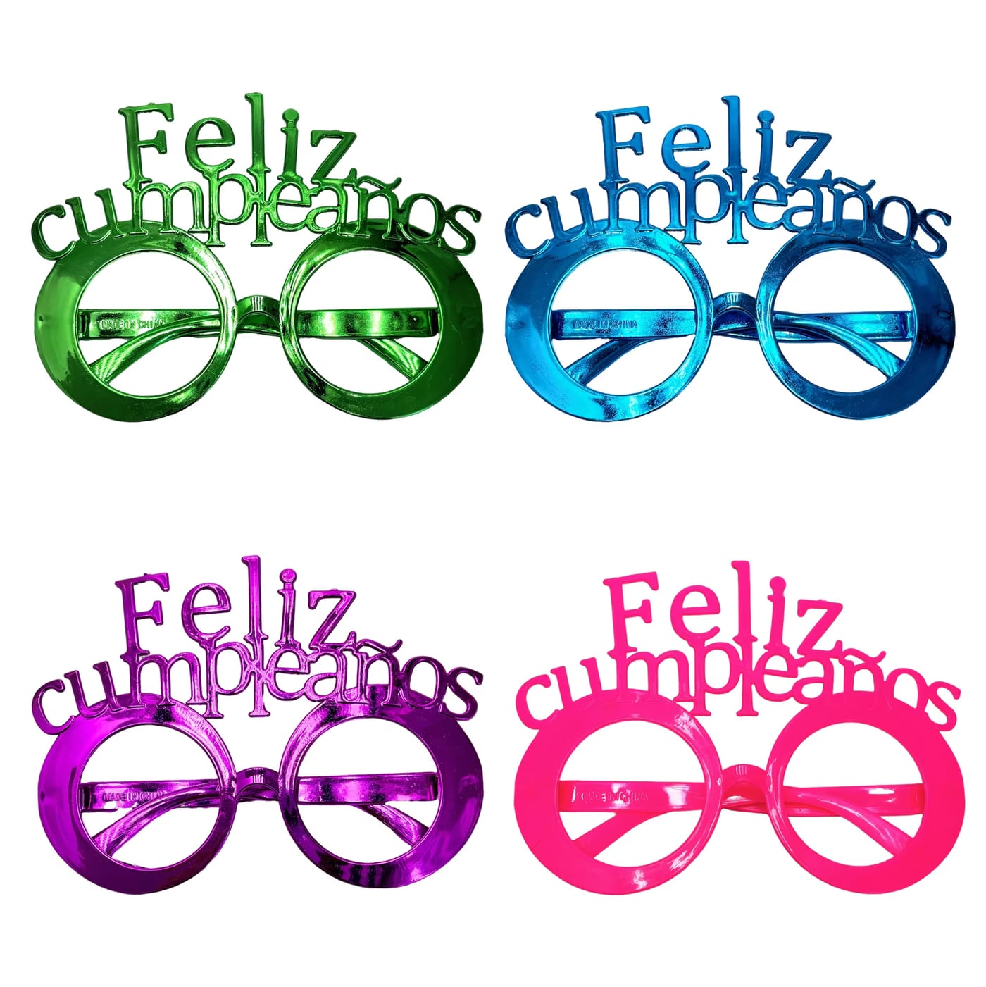 Feliz Cumpleaños Party Glasses · image reference 1