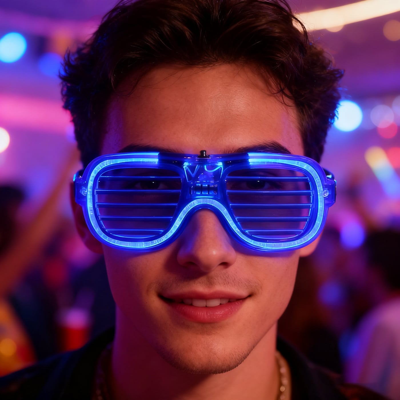 Gafas LED estilo persiana
