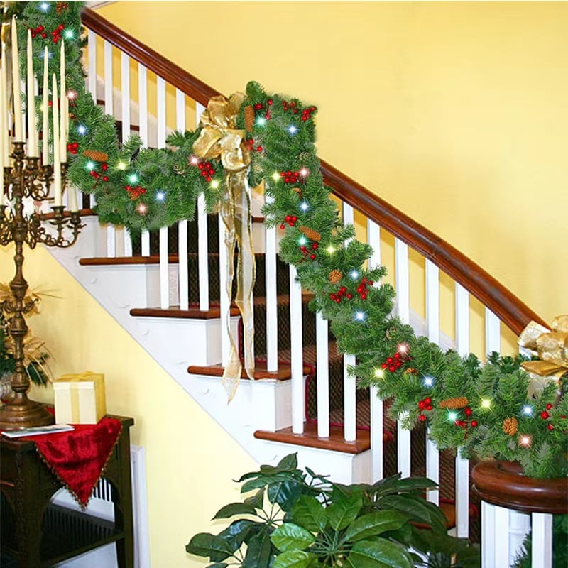 Light-Up Wreath & Garland Collection · image reference 14