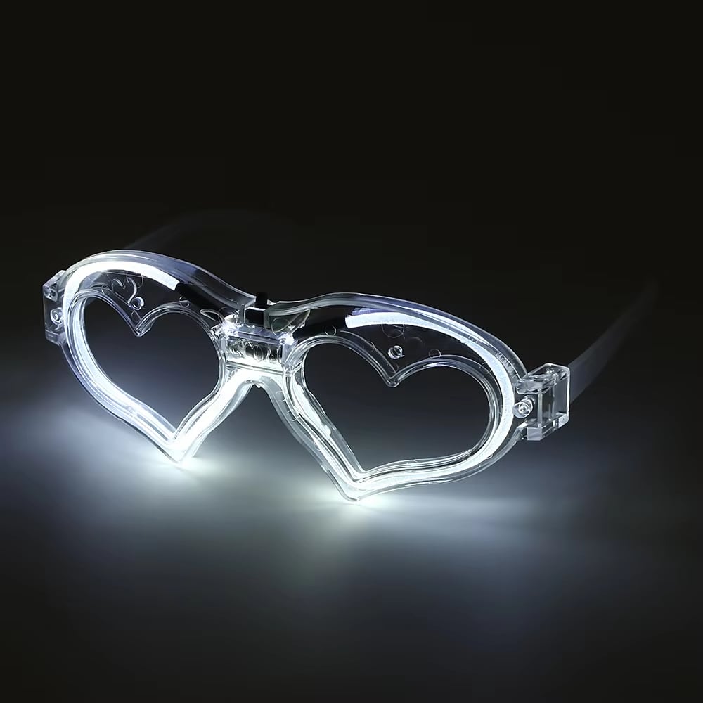 Gafas de luz fría en corazón · referencia de imagen 5