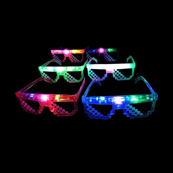 Pixel Mosaic LED Glasses 3