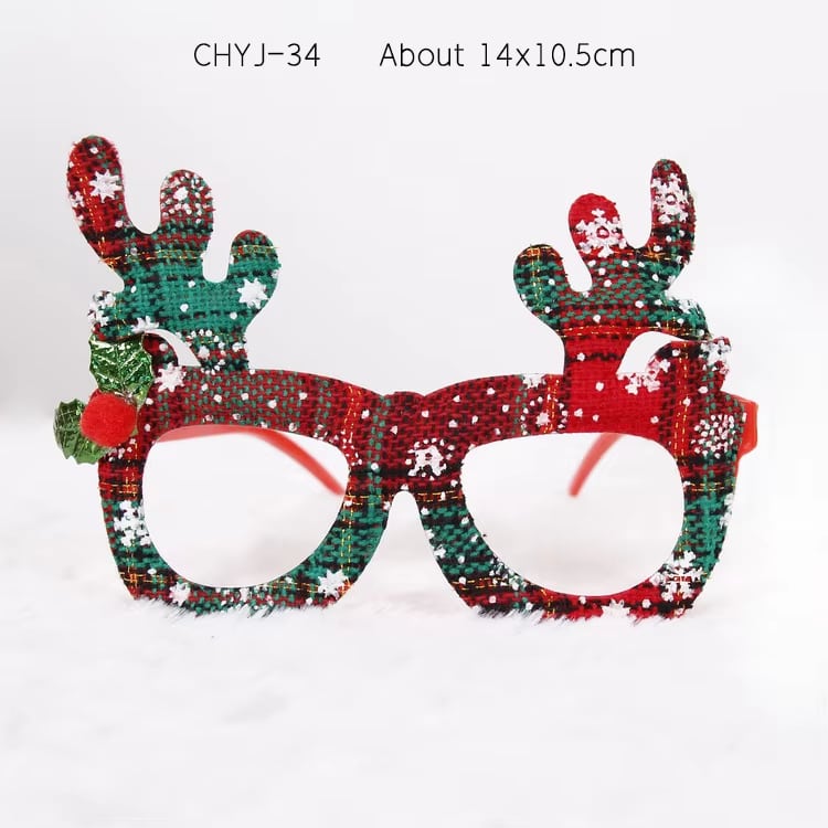 Santa, Reindeer & Snowman Glasses · image reference 10