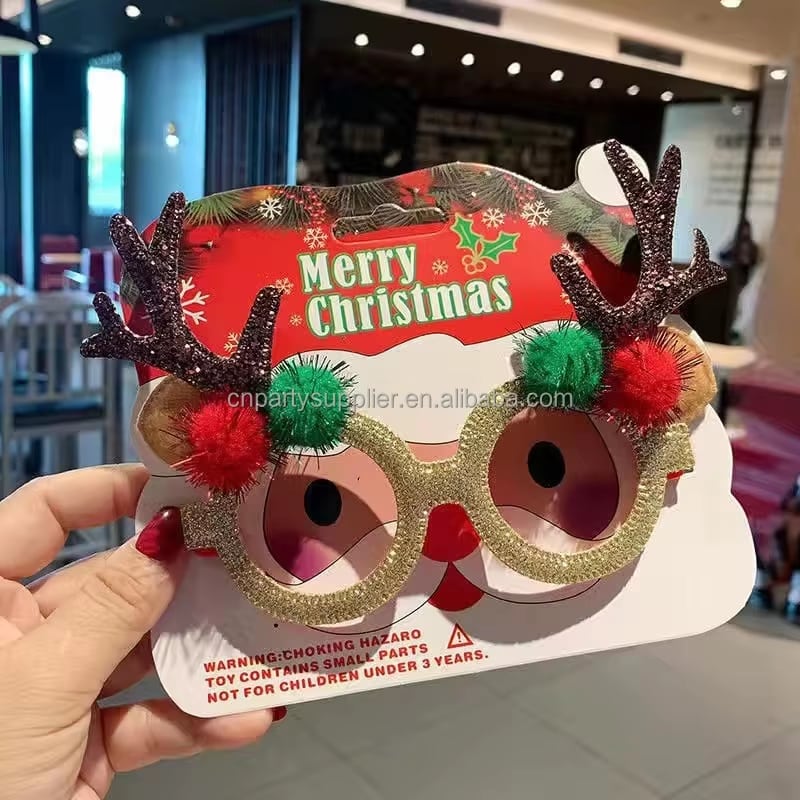 Santa & Christmas Tree Party Glasses · image reference 7