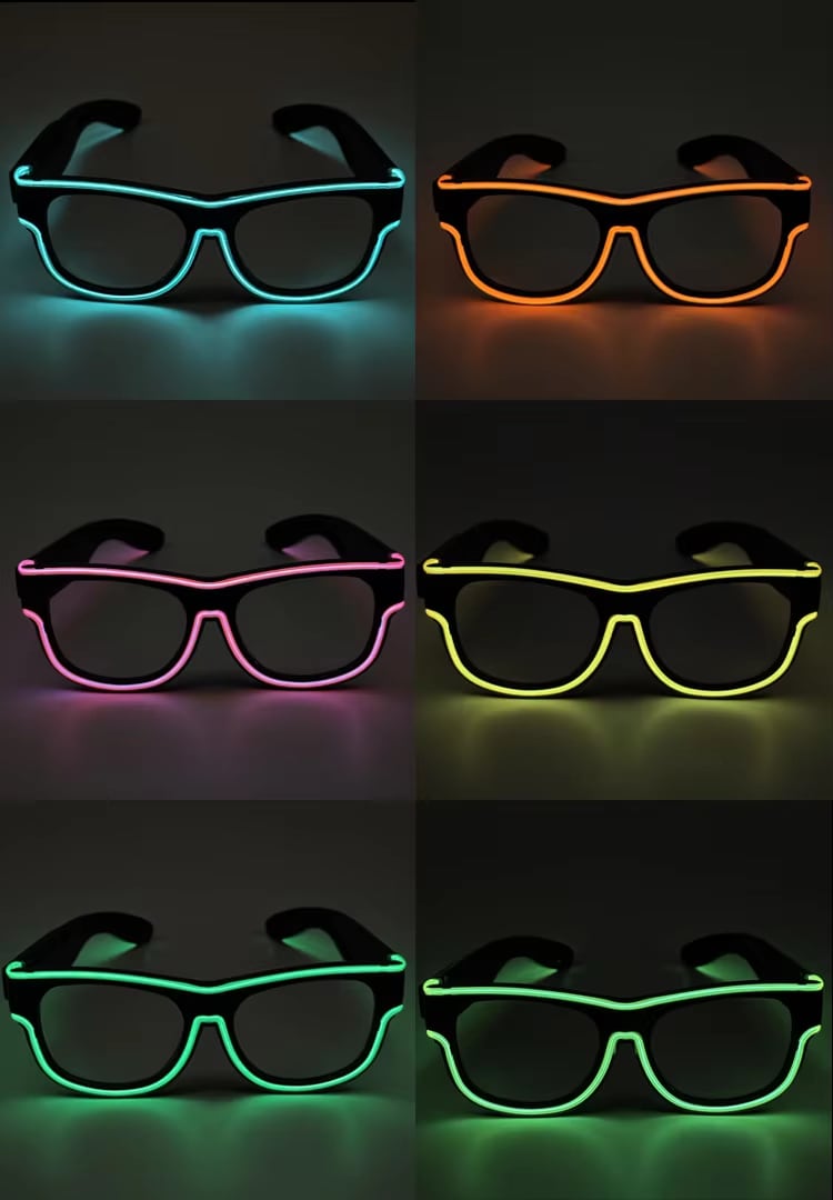 Dual-Colour Light-Up Glasses · image reference 3