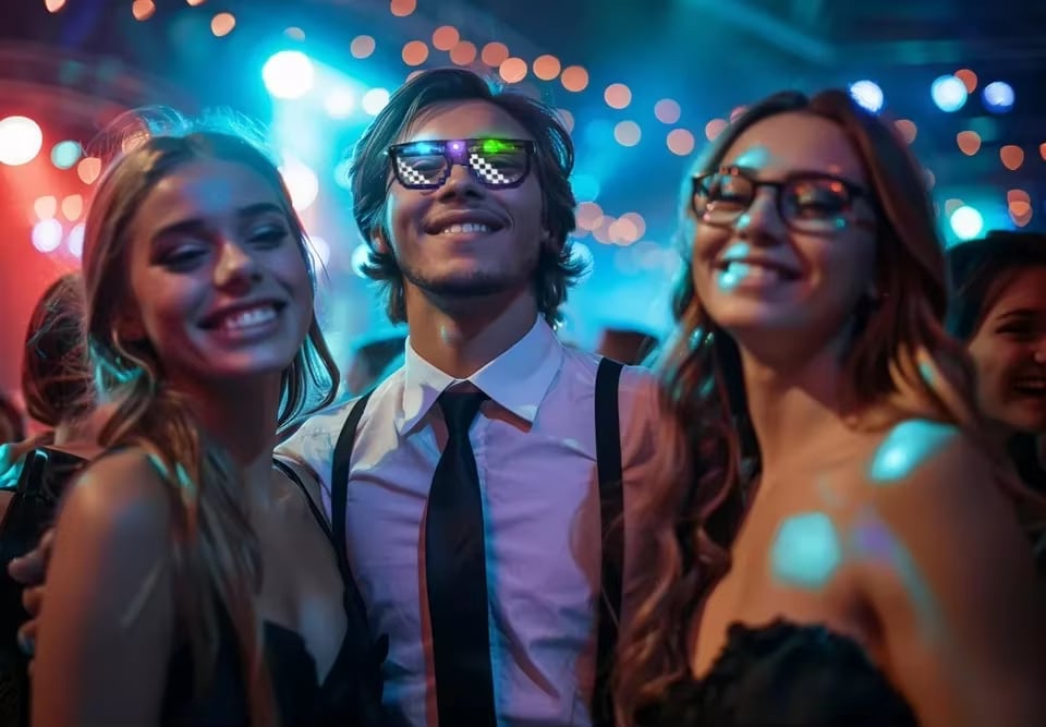 Pixel Mosaic LED Glasses · image reference 7