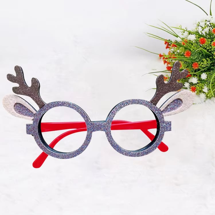 Santa, Reindeer & Snowman Glasses · image reference 12