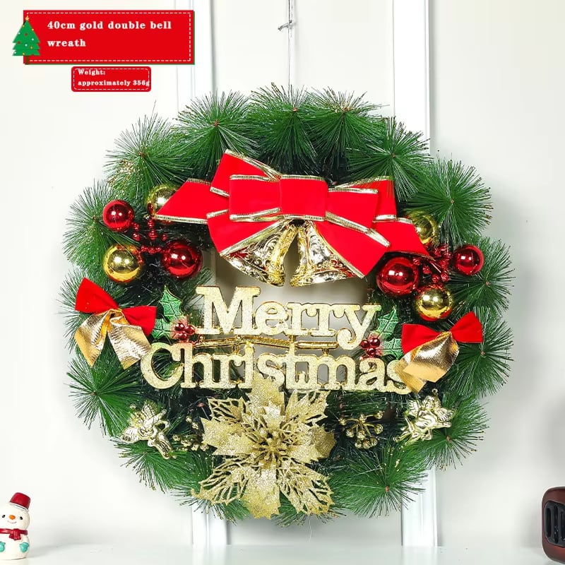 Santa Hanging Wreath Decoration · image reference 8