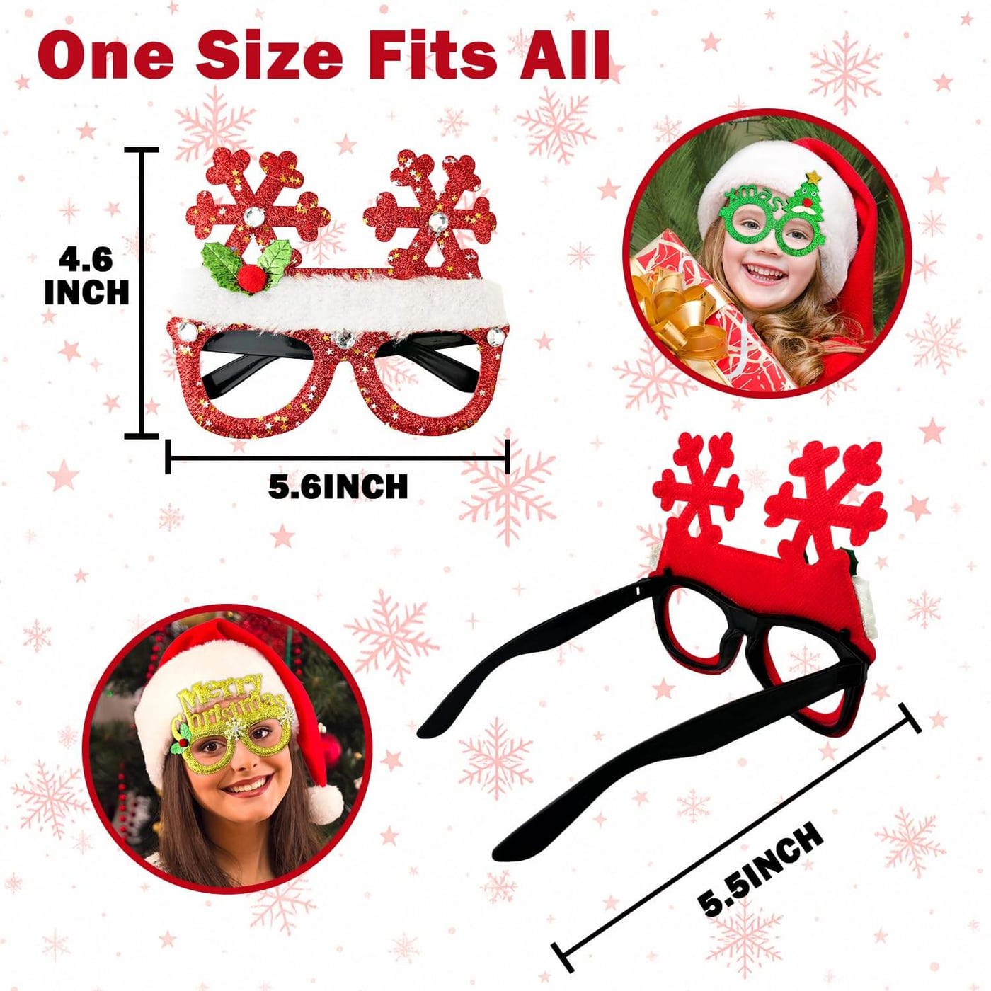 Colección de gafas navideñas de fantasía 2