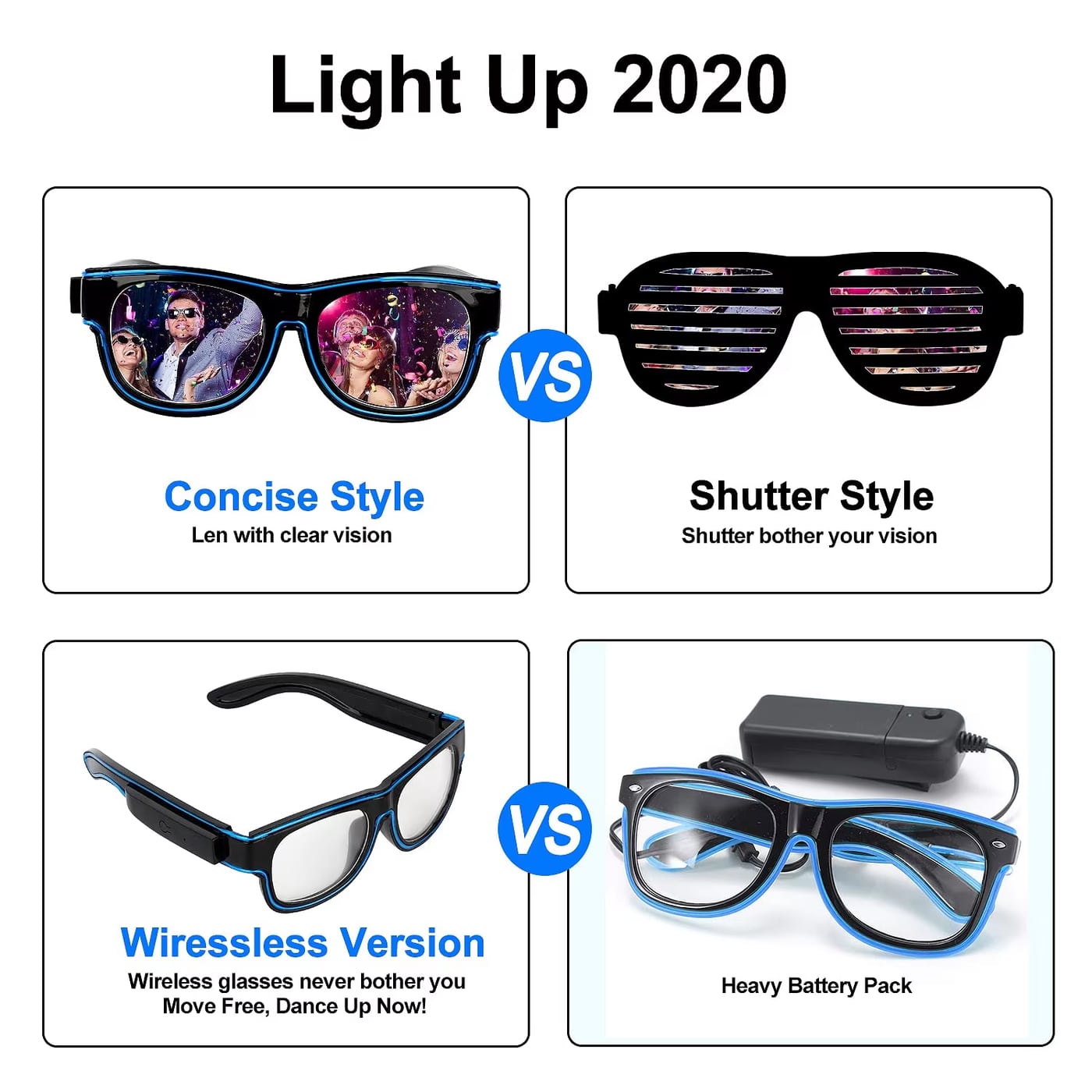 Dual-Colour Light-Up Glasses · image reference 5