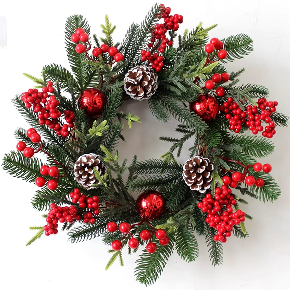 Berry & Pinecone Wreath Collection · image reference 6