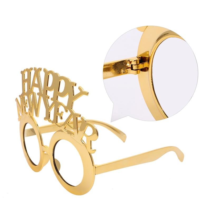 Happy New Year Decorative Glasses 5