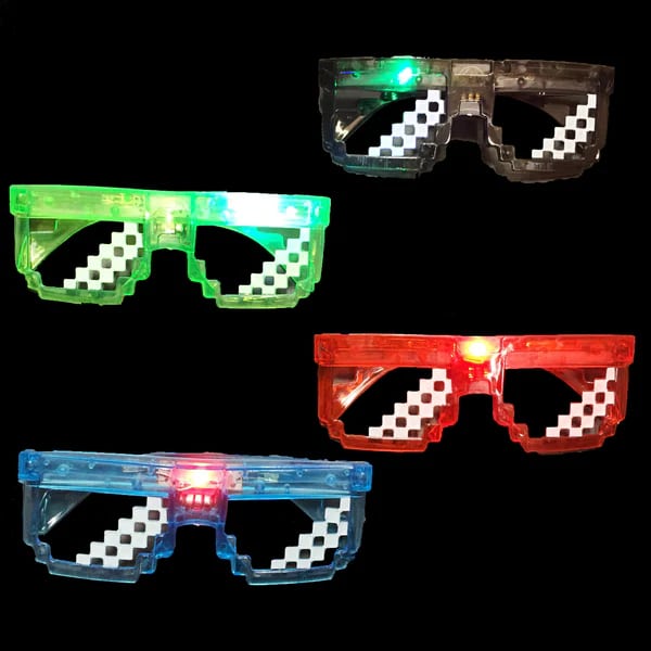 Pixel Mosaic LED Glasses 2