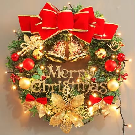 Light-Up Wreath & Garland Collection · image reference 17