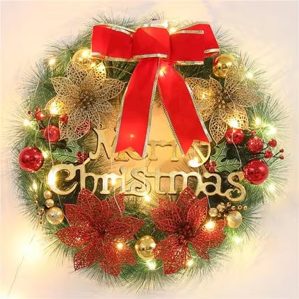 Light-Up Wreath & Garland Collection · image reference 18