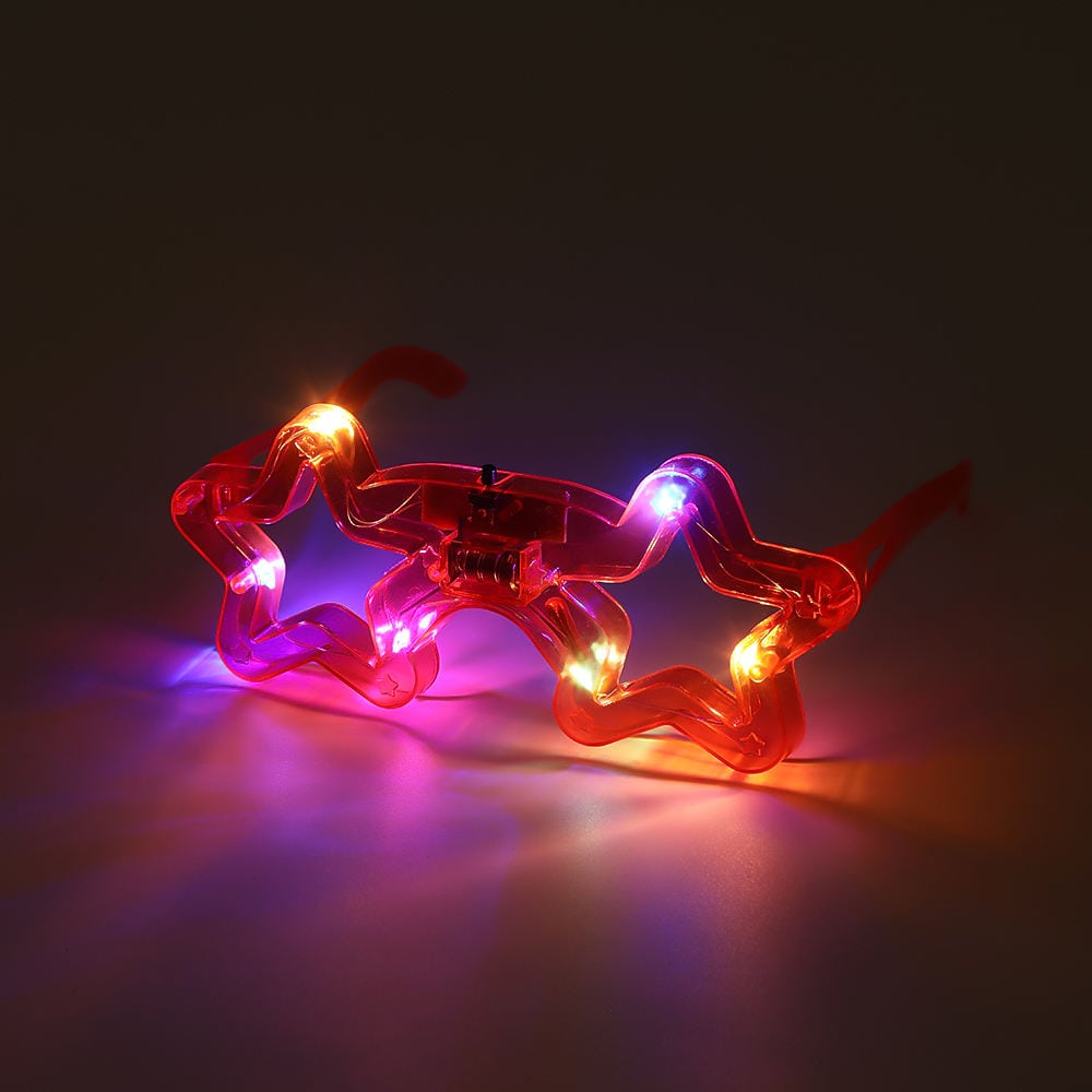 Six-Light LED Novelty Glasses