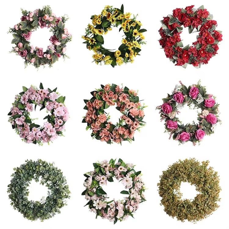 Floral Decorative Wreath Collection · image reference 5