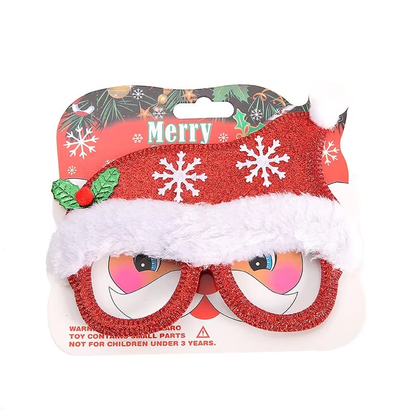 Santa & Christmas Tree Party Glasses · image reference 8