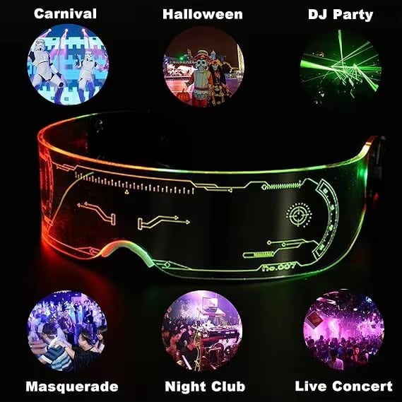 Luminous Pattern Party Glasses · image reference 1