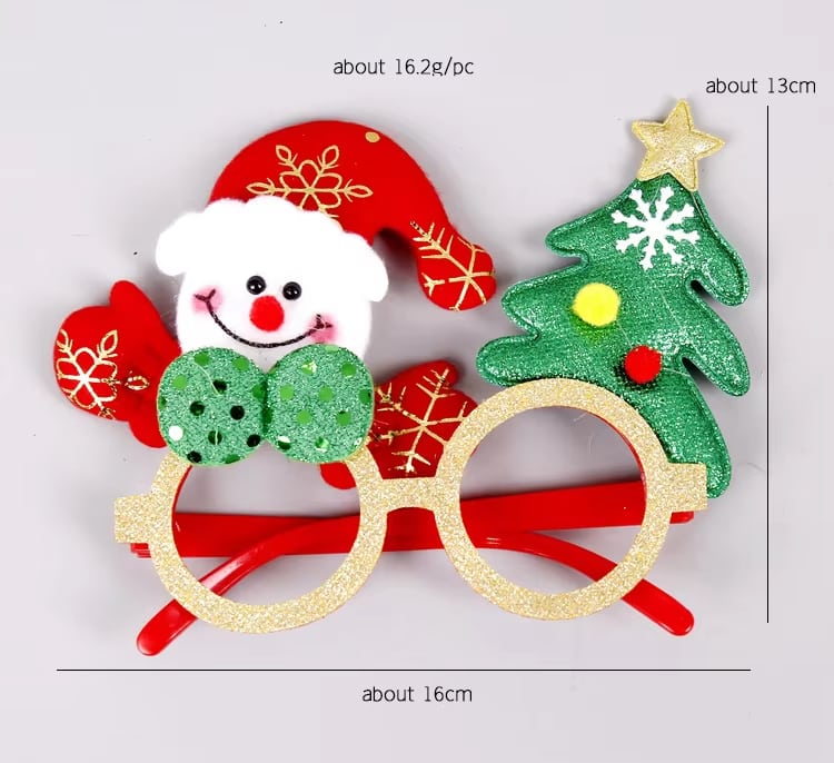 Christmas Photo-Prop Glasses · image reference 6