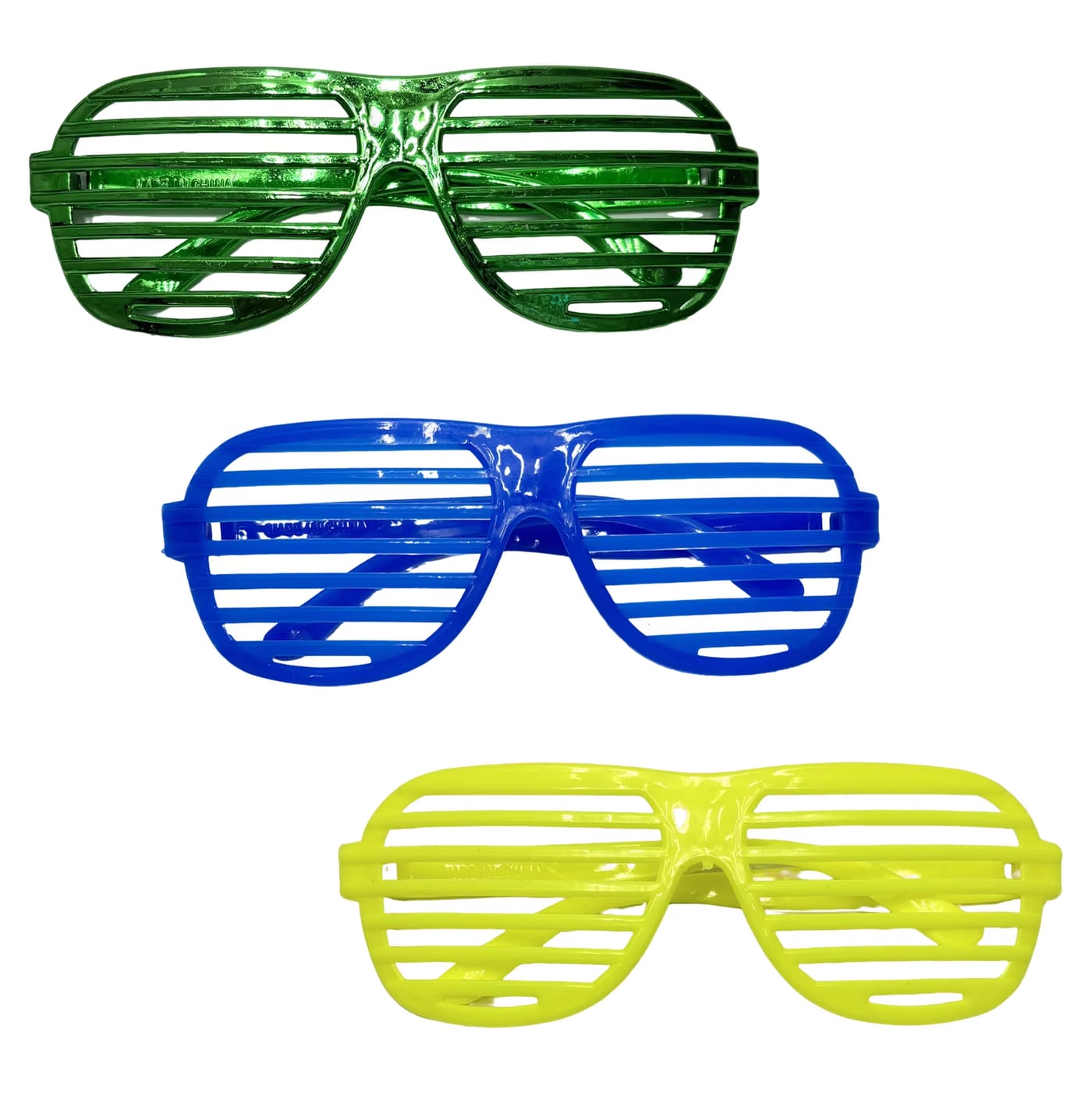 Coloured Shutter Party Glasses · image reference 1