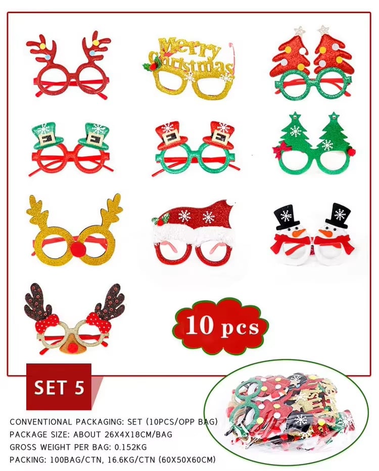 Colección de gafas navideñas de fantasía · referencia de imagen 6