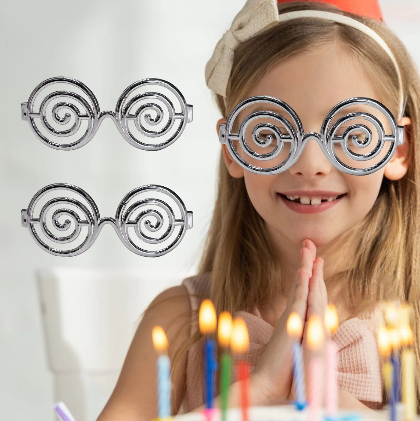 Spiral Novelty Frame Glasses · image reference 2