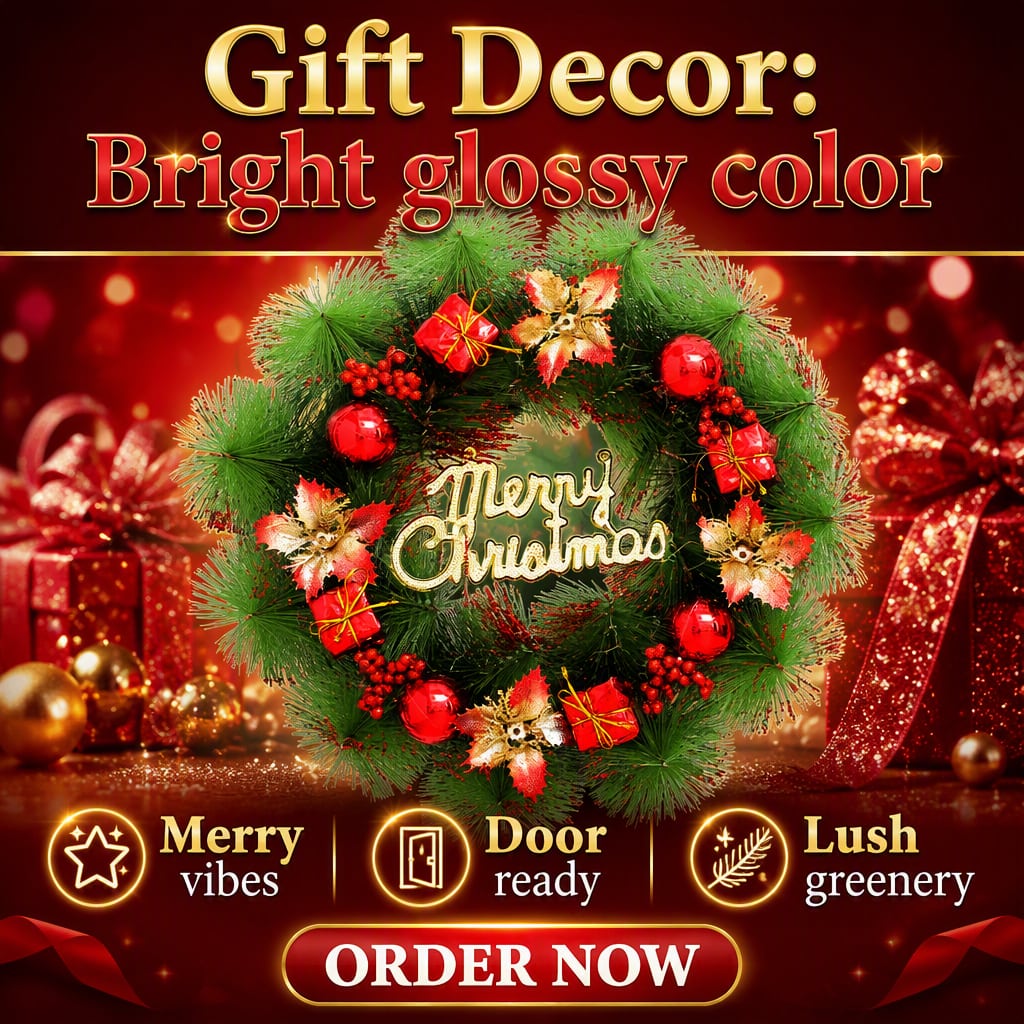 Decorative Christmas Wreath 4