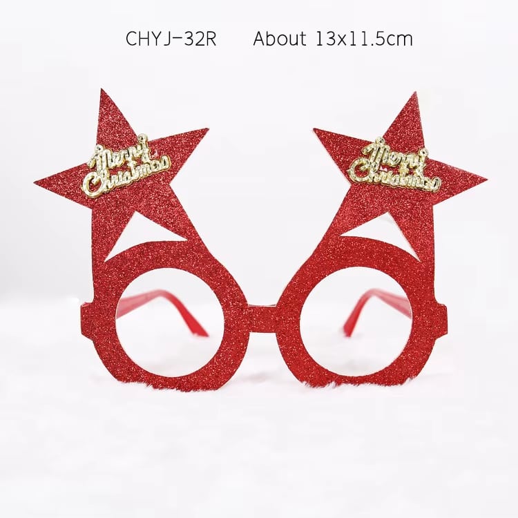 Santa, Reindeer & Snowman Glasses · image reference 8