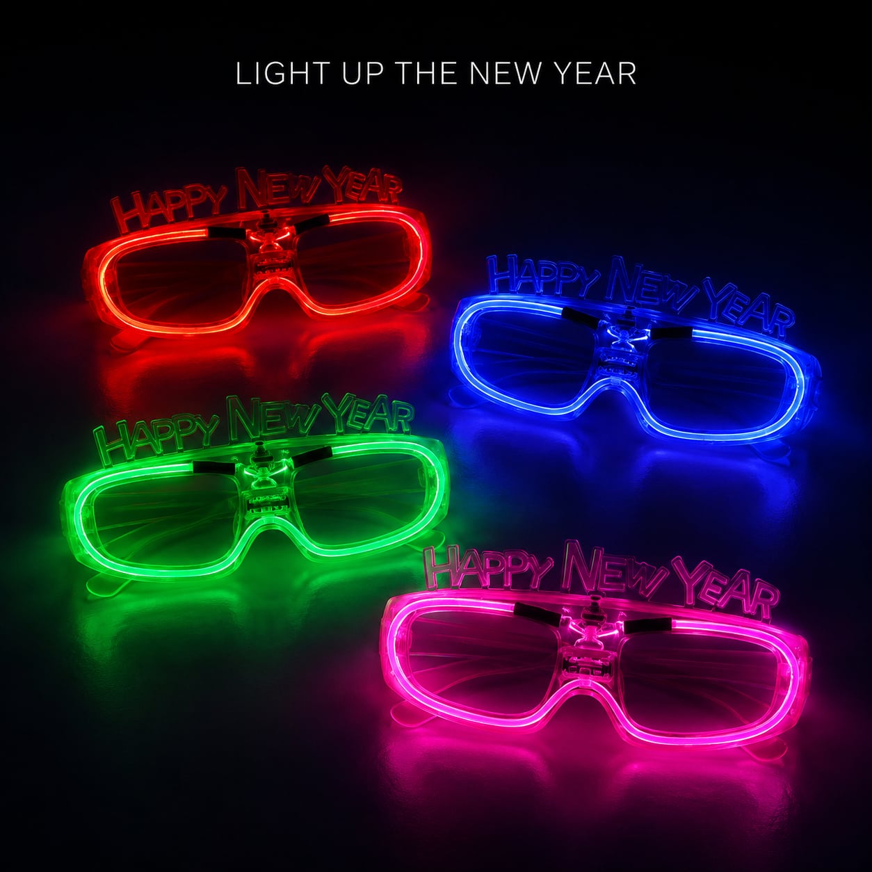 Happy New Year LED Glasses 4