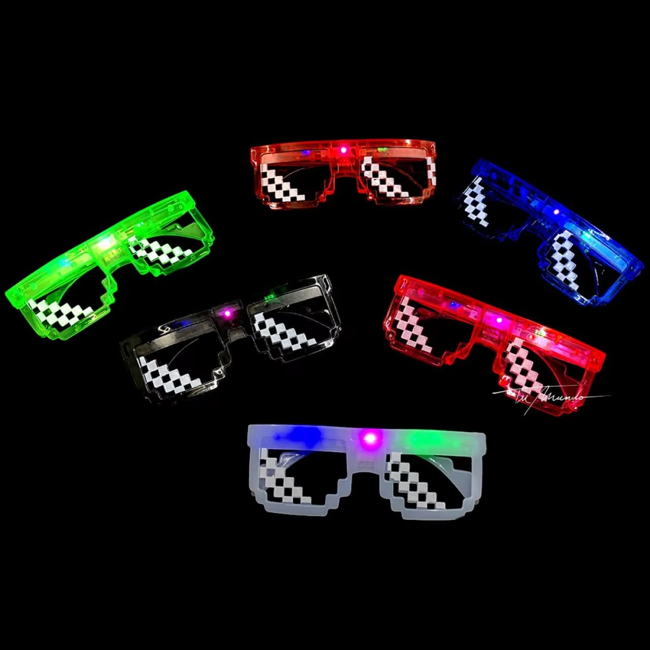 Pixel Mosaic LED Glasses · image reference 1