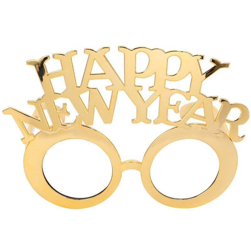 Happy New Year Decorative Glasses