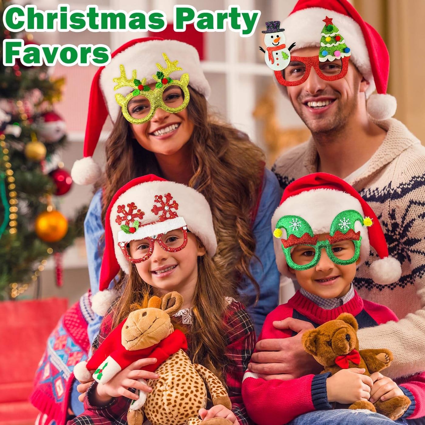 Colección de gafas navideñas de fantasía 3