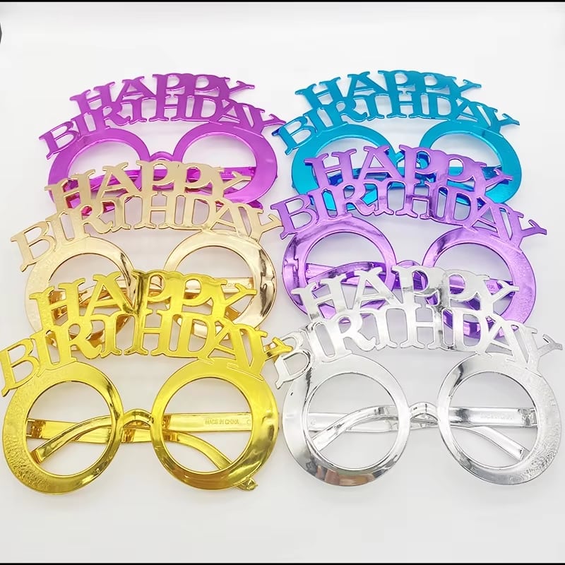 Birthday Celebration Frame Glasses · image reference 4
