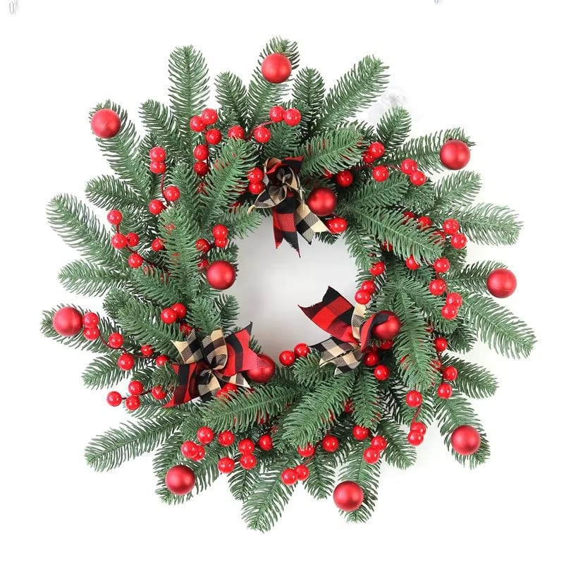 Berry & Pinecone Wreath Collection · image reference 1