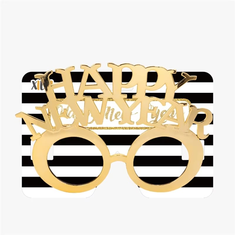 Happy New Year Decorative Glasses · image reference 7