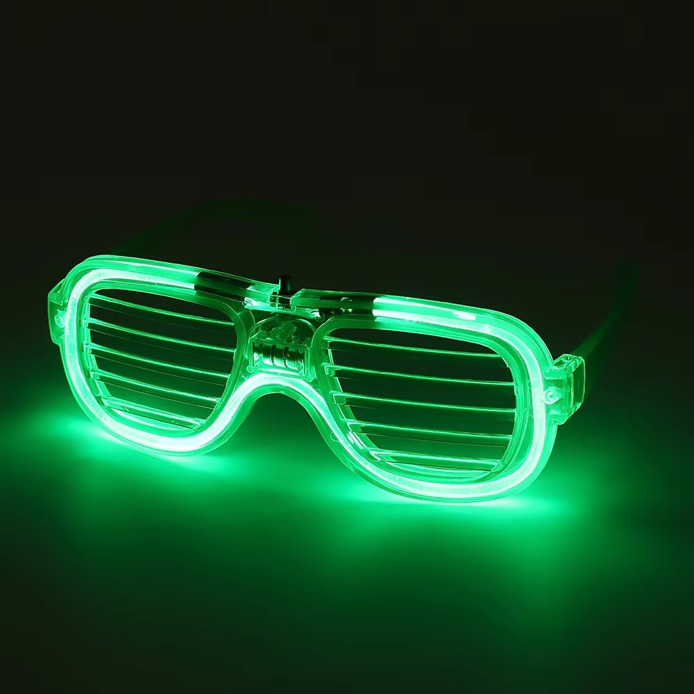 Gafas LED de persiana para fiestas · referencia de imagen 3
