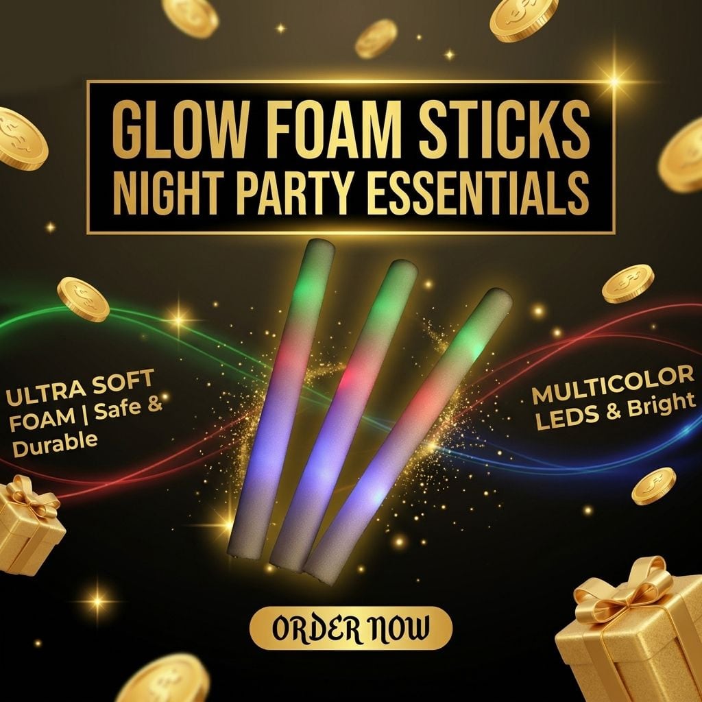 Foam LED Party Sticks