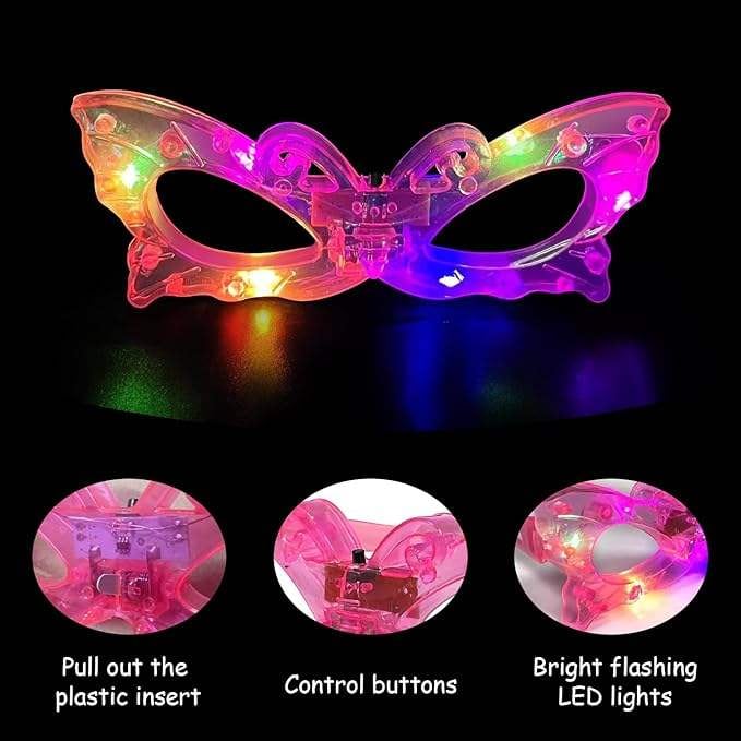 Gafas de fiesta de seis luces 2