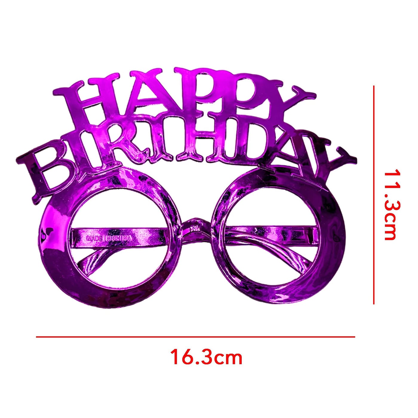 Birthday Lettering Glasses Collection 6