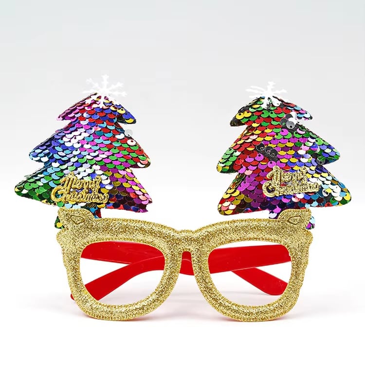 Santa, Reindeer & Snowman Glasses · image reference 16