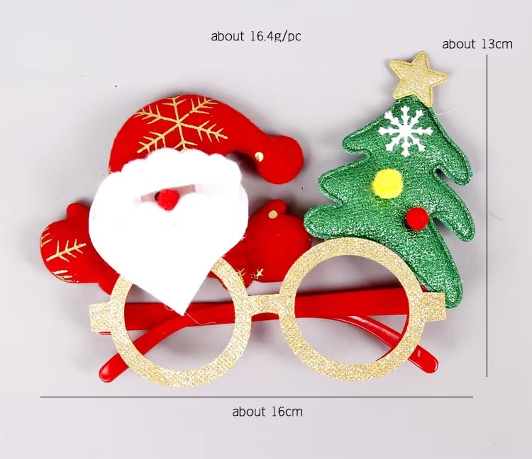 Christmas Photo-Prop Glasses · image reference 4