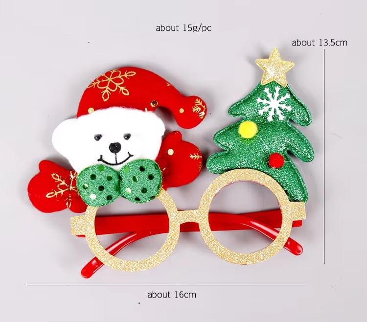 Christmas Photo-Prop Glasses · image reference 3