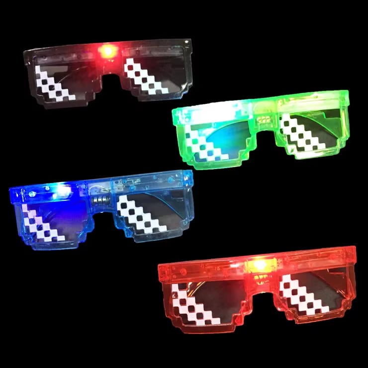 Pixel Mosaic LED Glasses · image reference 1