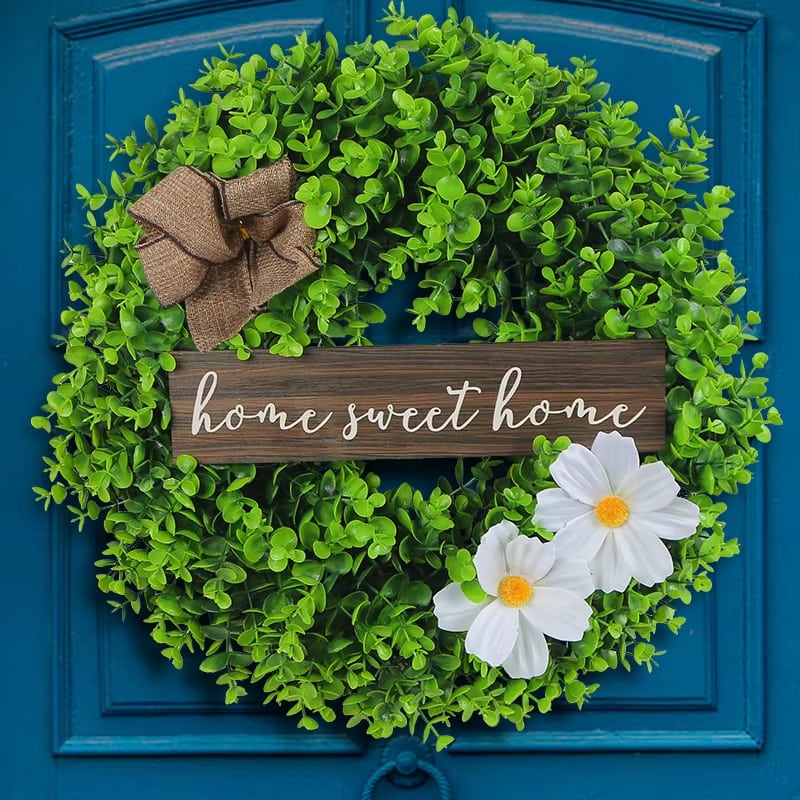 Corona para puerta Home Sweet Home · referencia de imagen 4
