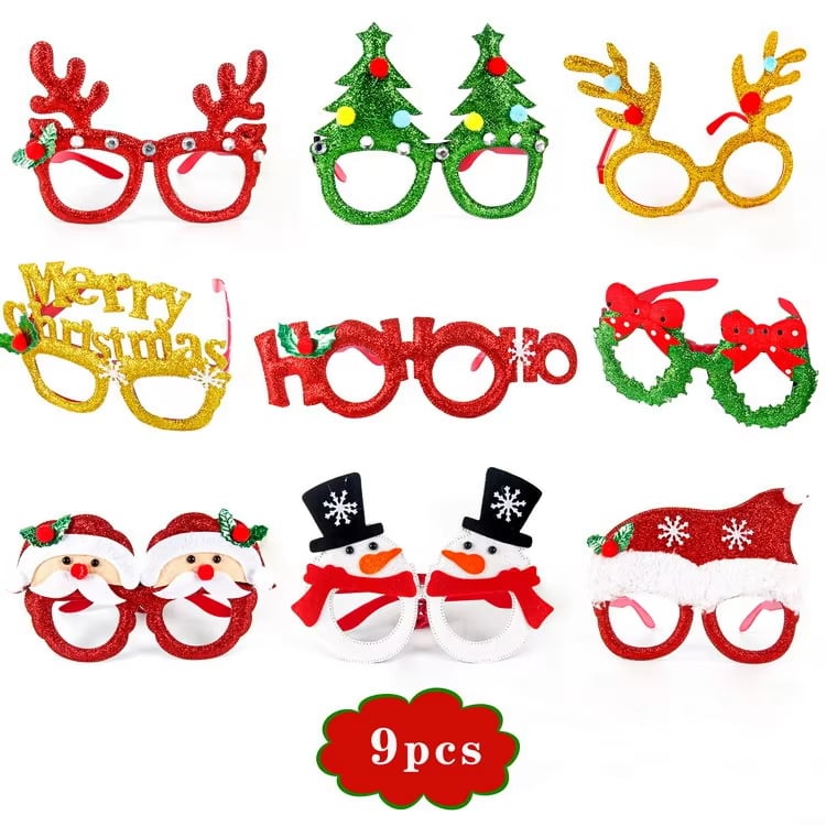 Colección de gafas navideñas de fantasía · referencia de imagen 1